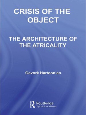 cover image of Crisis of the Object